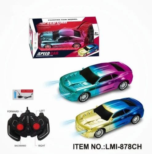Remote Control Speed Car - SS00717RK Vibrant painted model with USB charging