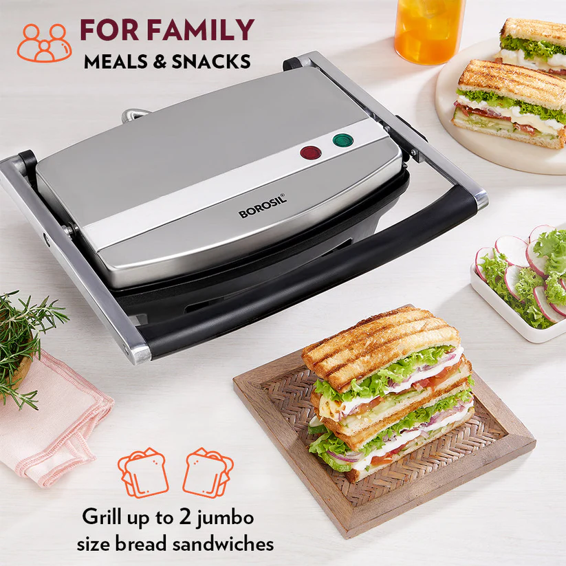 JUMBO GRILL SANDWICH MAKER AM-BGRILLSS22-BM